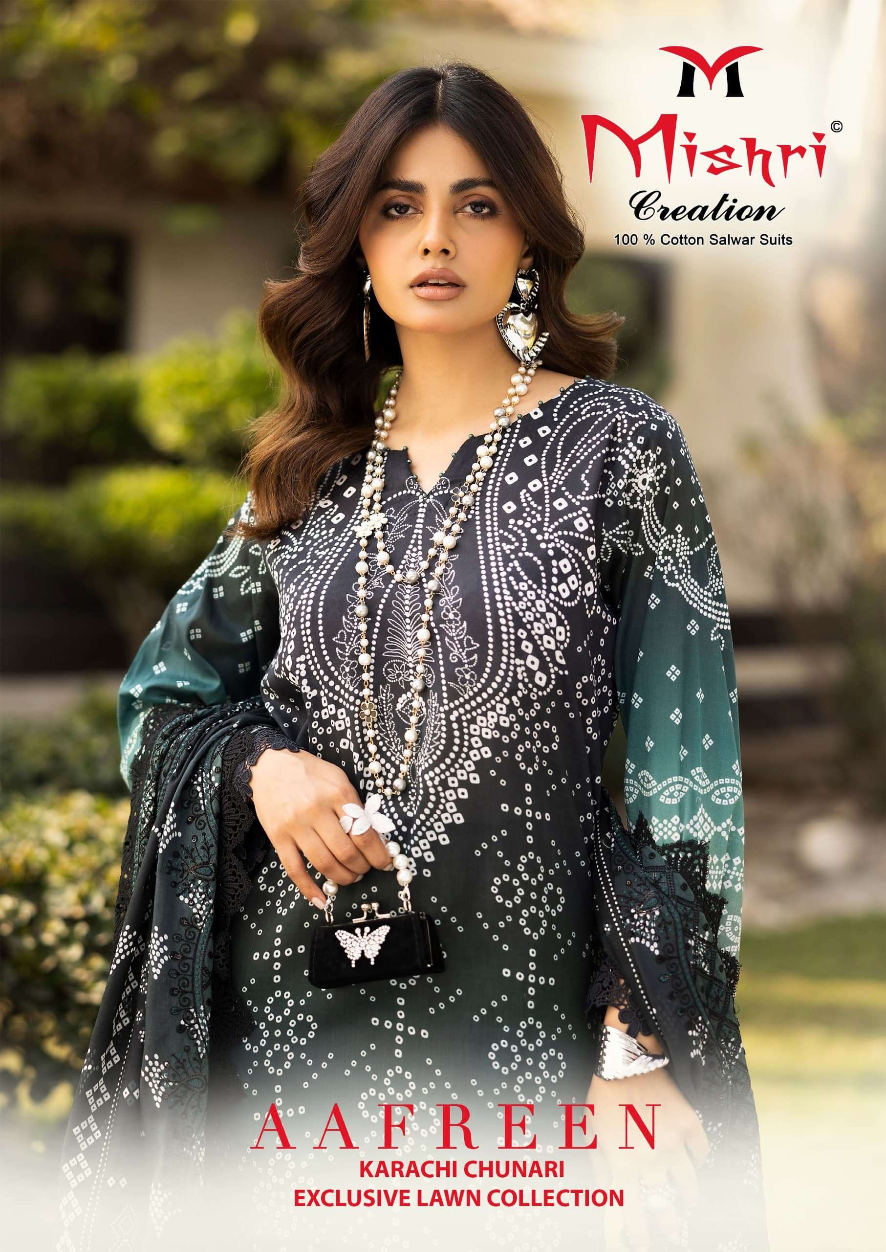 AAFREEN Ready Wear Karachi Chunari by Mishri